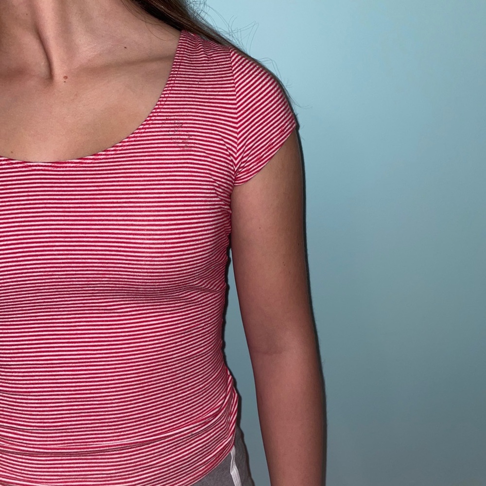Striped Garage top